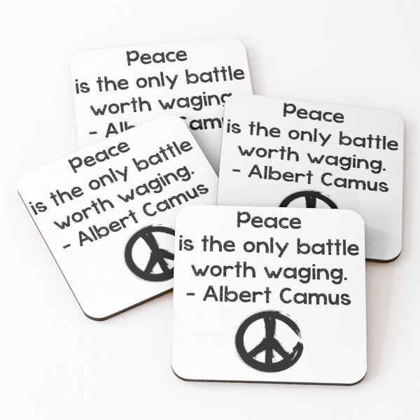 Item preview, Peace is the Only Battle Worth Waging designed and sold by Decaf2Go.