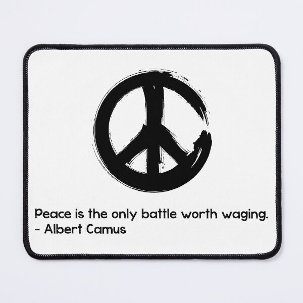 Item preview, Peace is the Only Battle Worth Waging designed and sold by Decaf2Go.