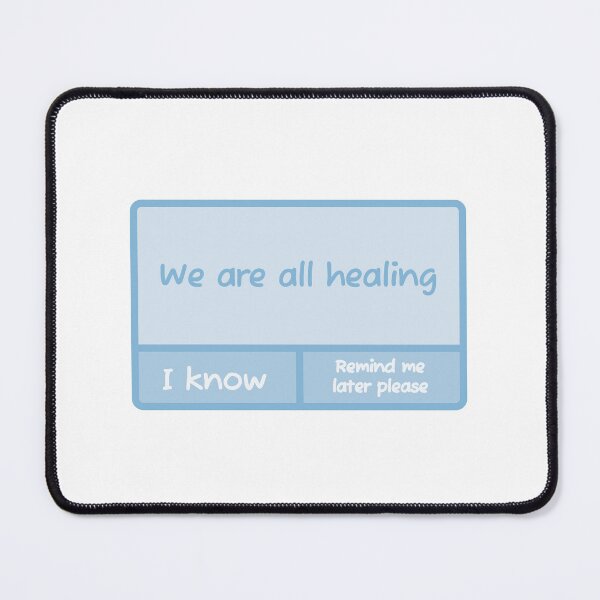 Item preview, We are all healing Daily Reminder Popup designed and sold by wonderxwander.