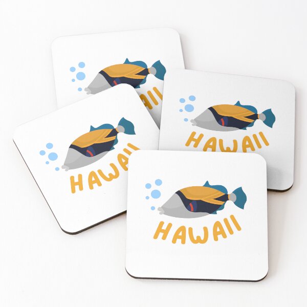 Item preview, Hawaii State Fish HumuHumu Reef Triggerfish Cute Simple Bright Silly Design  designed and sold by julyperson.