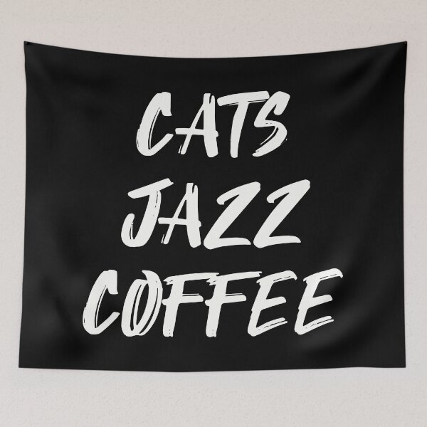 Item preview, Cats Jazz Coffee designed and sold by FieldScent.