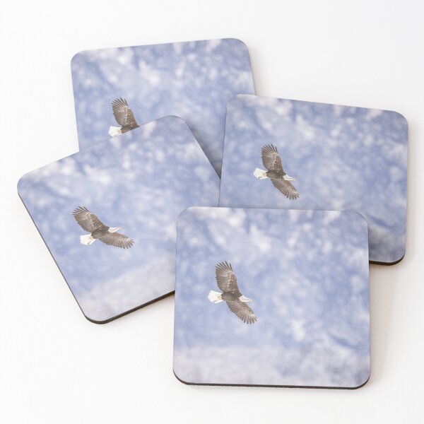 Item preview, Eagle Soaring High in Alaska Artistic designed and sold by PhotoArt by Joan Carroll.