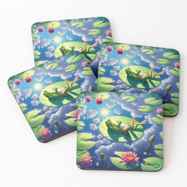Item preview, Relaxing Frong On Lily Pad designed and sold by Maria Dryfhout.