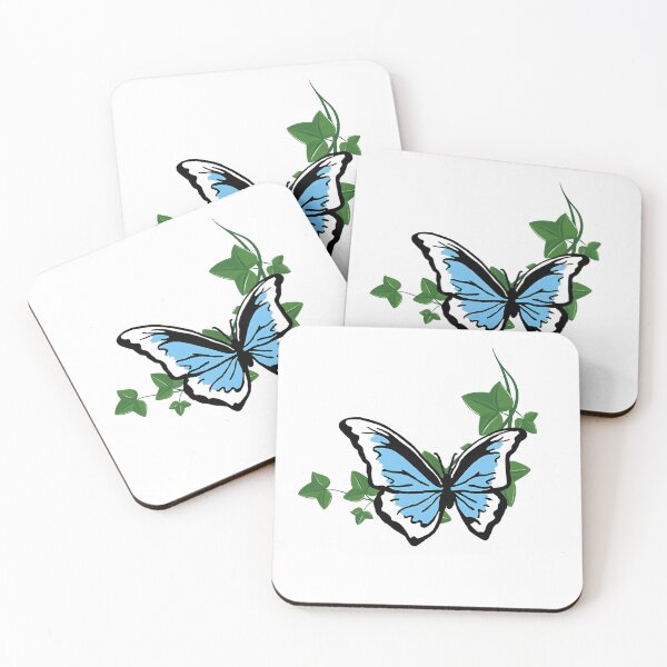 Item preview, Blue morpho butterfly lover's designed and sold by Yeyishop.