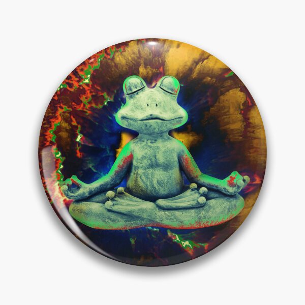 Item preview, Meditative frog designed and sold by clarazen.