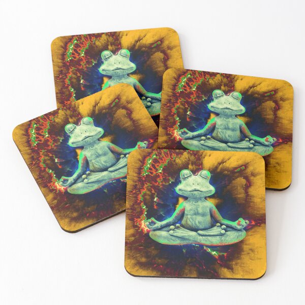 Item preview, Meditative frog designed and sold by clarazen.