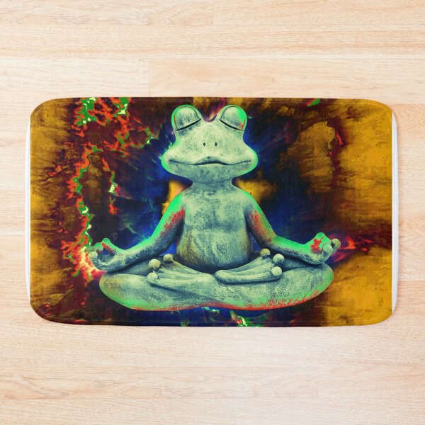 Item preview, Meditative frog designed and sold by clarazen.
