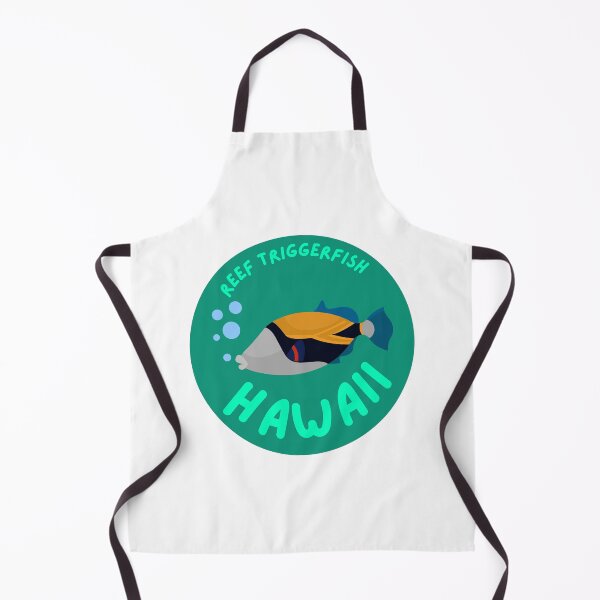 Aperçu de l'œuvre Poisson de l'État d'Hawaï HumuHumu Reef Triggerfish Mignon Simple Lumineux Conception idiote créée et vendue par julyperson.