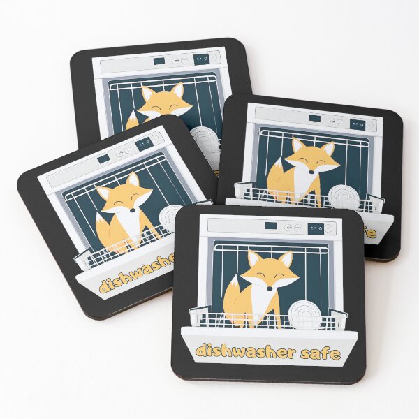 Item preview, Dishwasher Safe With Funny Fox designed and sold by LadyGoodwill.