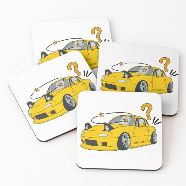Item preview, Confused Mazda Miata Mx5  designed and sold by Kawaii Drive.