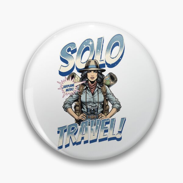 Item preview, Solo Girl Travel | Travel addict female comic book character designed and sold by mthompson2130.