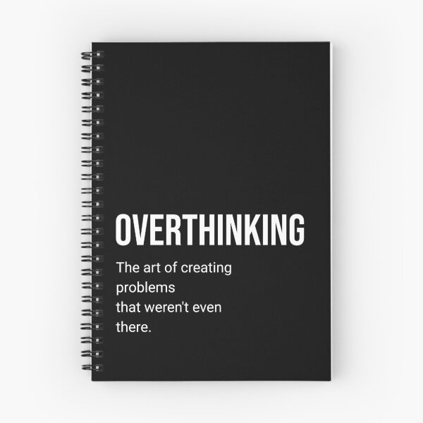 Item preview, Overthinking Sarcastic Quote Minimalist Style designed and sold by PG Illustration.