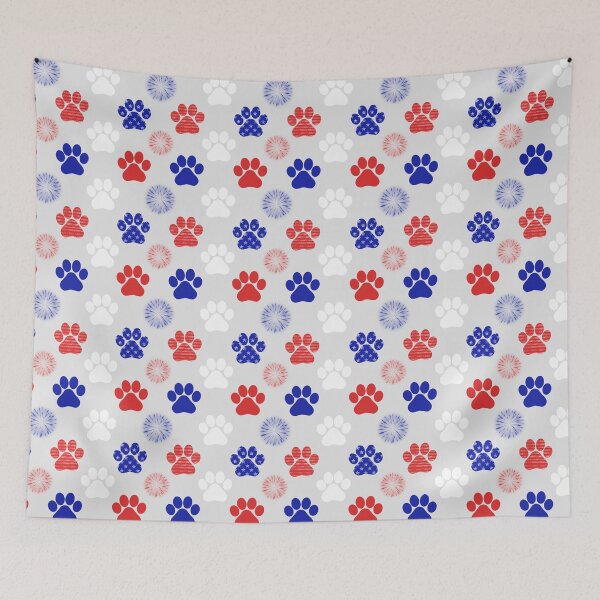 Item preview, Patriotic Paw Pattern designed and sold by Ash-Samurai.