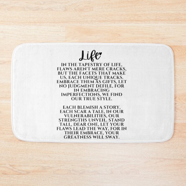Item preview, Life Poem, Unique Quirky funny Be yourself! designed and sold by PomskysRus.