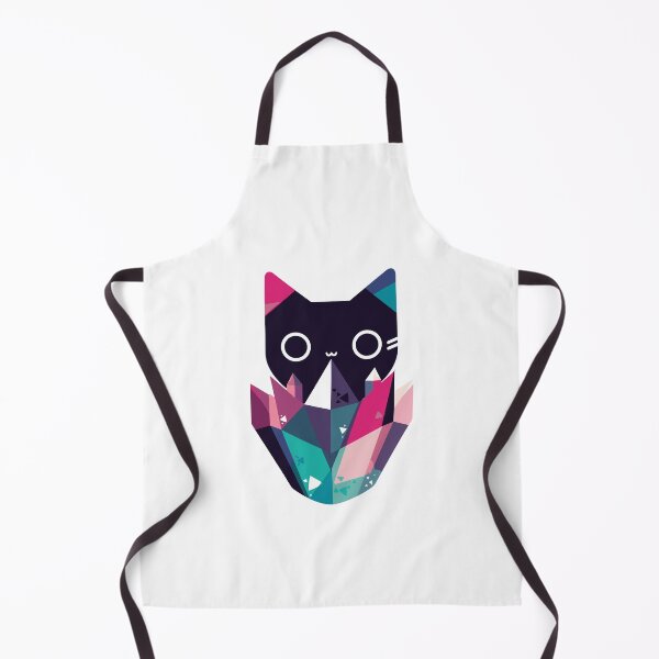 Item preview, Polygonal Cat With Crystals designed and sold by SweetClicks123.