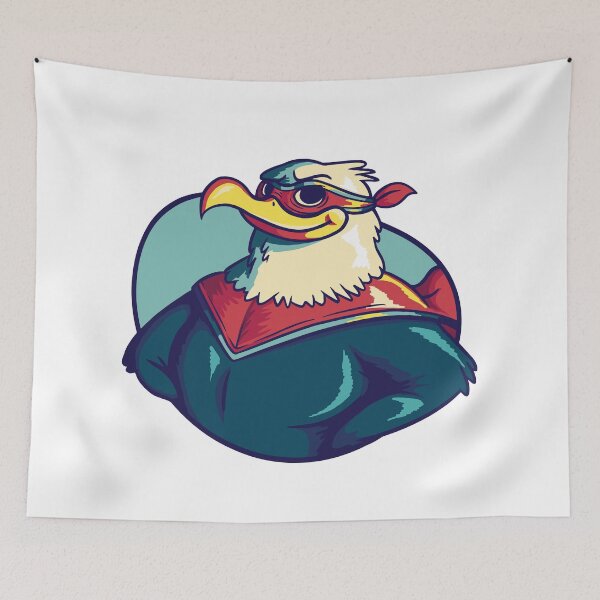 Item preview, Superhero eagle funny Inspiration Graphic Design Art Cool designed and sold by DrawHandArt.