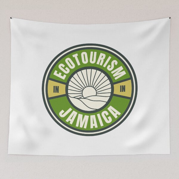 Item preview, Ecotourism in Jamaica in the Caribbean Green Logo designed and sold by Vintage-TM.