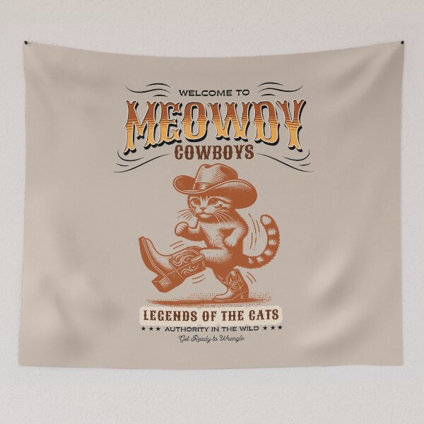 Item preview, Meowdy cowboy designed and sold by JansenGS.