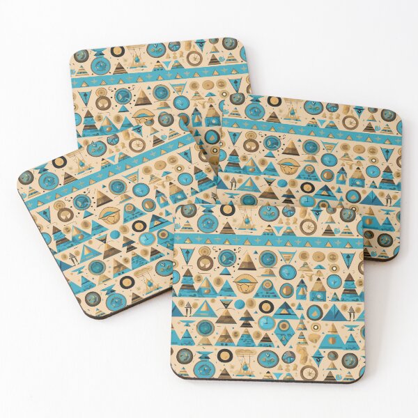 Item preview, Blue Pyramid Pattern designed and sold by BlueStarG8.