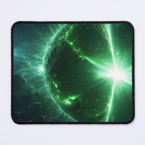 Item preview, Green Nebula Journey designed and sold by Sadia Jannat.