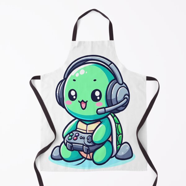 Item preview, Kawaii Turtle With Headset designed and sold by Ella_Sketch.