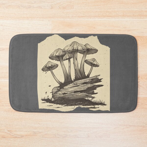Item preview, Mushrooms on a log designed and sold by Beyond Tees.