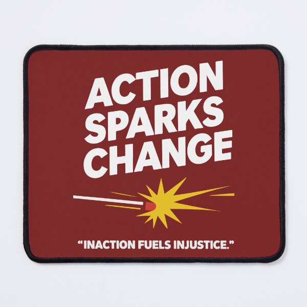 Item preview, Powerless Quotes - Inaction fuels injustice T-Shirt designed and sold by kirallshop.