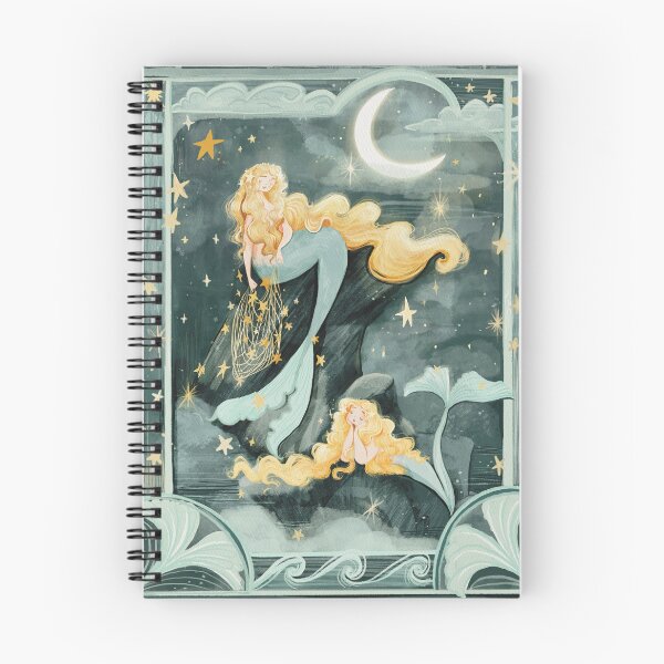 Item preview, Starlight Mermaids Illustration  designed and sold by Artofstephmarie.