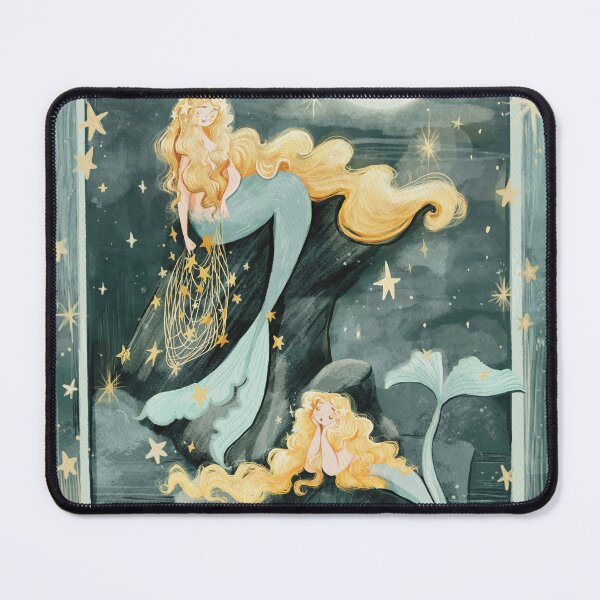 Item preview, Starlight Mermaids Illustration  designed and sold by Artofstephmarie.