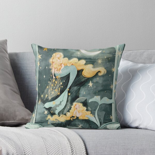 Item preview, Starlight Mermaids Illustration  designed and sold by Artofstephmarie.