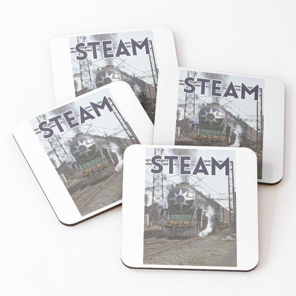 Item preview, Steam Engine  in India Travel Poster. designed and sold by Paul Rowland.