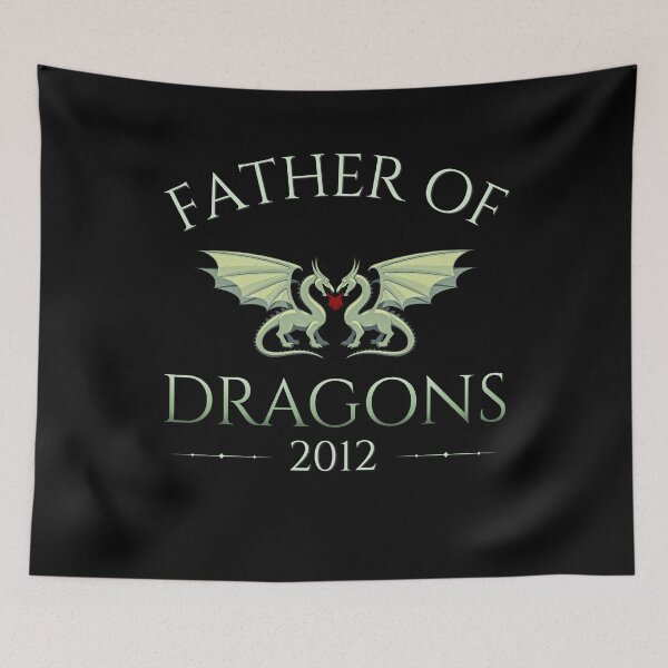 Item preview, Father of Dragons, Year of the Dragon 2012, Dad of Kids born in 2012 designed and sold by LoveAudra.