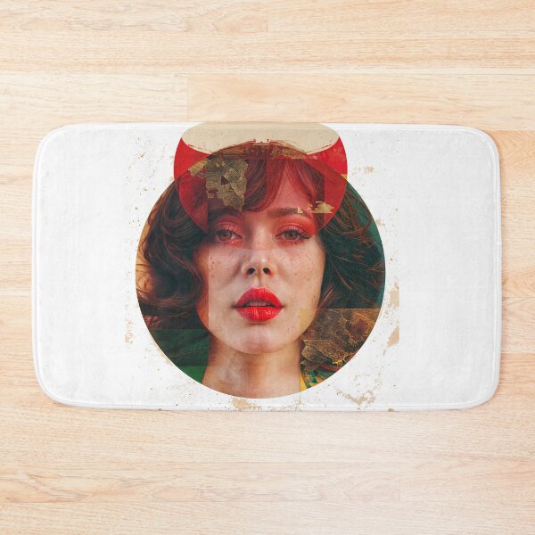 Item preview, Collage Wall Art T-shirt Design: Girl with freckles designed and sold by ForeverPrintsOK.