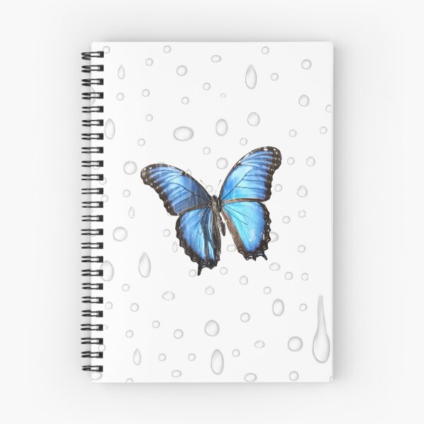 Item preview, Blue morpho butterfly in the rain designed and sold by Yeyishop.