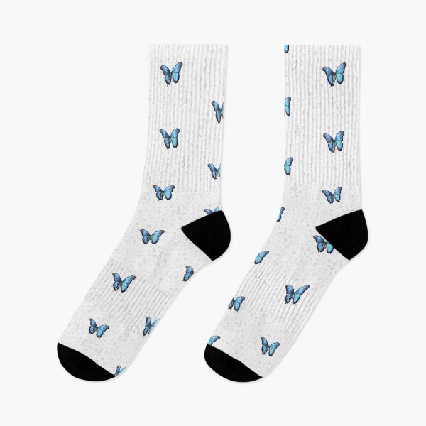 Item preview, Blue morpho butterfly in the rain designed and sold by Yeyishop.
