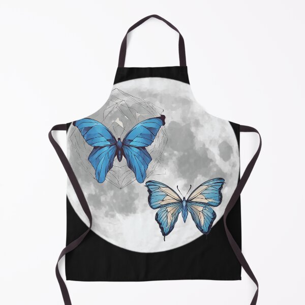 Item preview, Blue morpho butterfly on the moon designed and sold by Yeyishop.