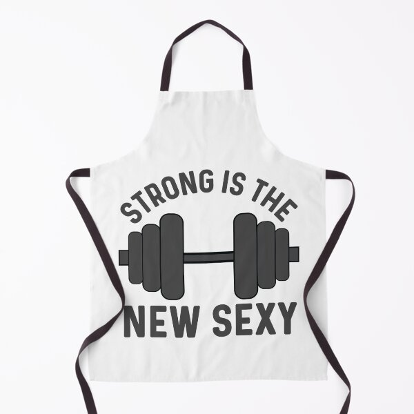 Item preview, Strong Is The New Sexy, Funny Weightlifting Body Building Gym Motivation designed and sold by Sunserize Designs.
