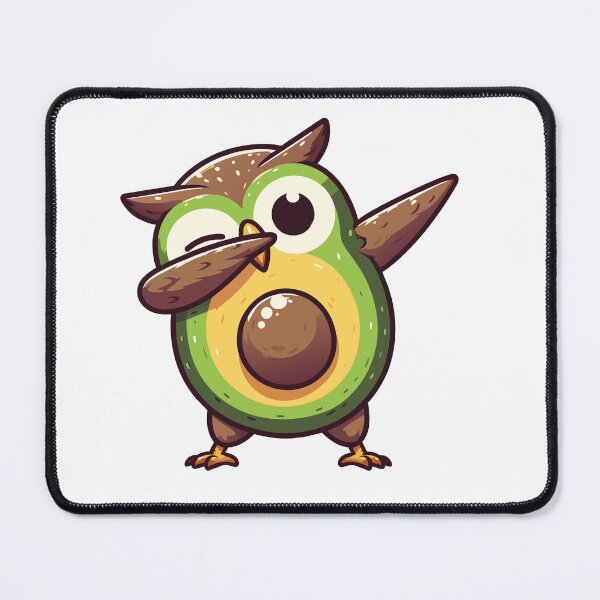 Item preview, Avocado Owl Dabbing designed and sold by Designowner.