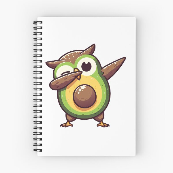 Item preview, Avocado Owl Dabbing designed and sold by Designowner.