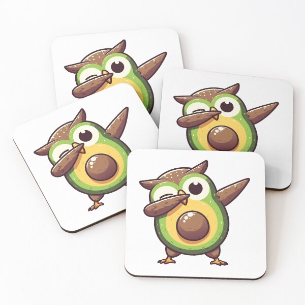 Item preview, Avocado Owl Dabbing designed and sold by Designowner.
