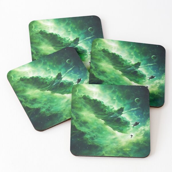 Item preview, Green Nebula Flight designed and sold by Sadia  Jannat.