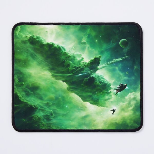 Item preview, Green Nebula Flight designed and sold by Sadia Jannat.
