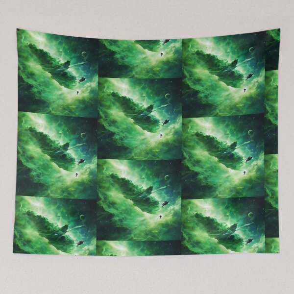 Item preview, Green Nebula Flight designed and sold by Sadia  Jannat.