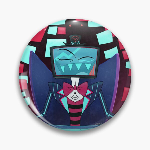 Item preview, Vox In Surveillance Room digital drawing | Hazbin Hotel Fanart designed and sold by cadencreations.