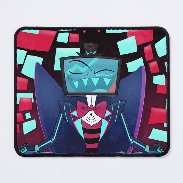 Item preview, Vox In Surveillance Room digital drawing | Hazbin Hotel Fanart designed and sold by cadencreations.