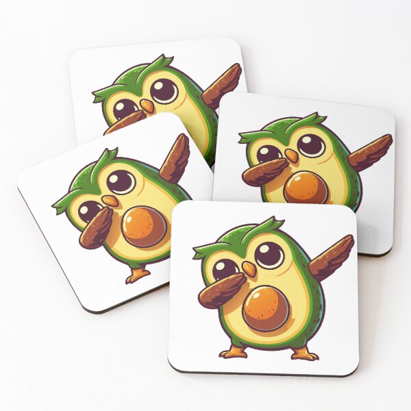 Item preview, Avocado Owl Dabbing designed and sold by Designowner.