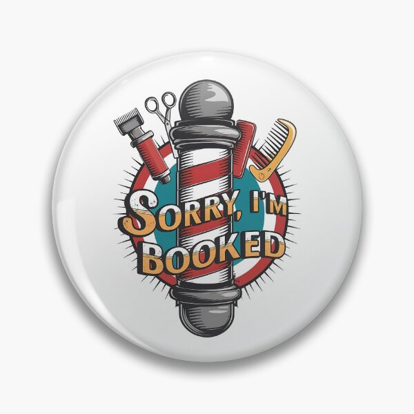 Item preview, Sorry, I'm Booked Barber Quote designed and sold by DomTeesHaven.