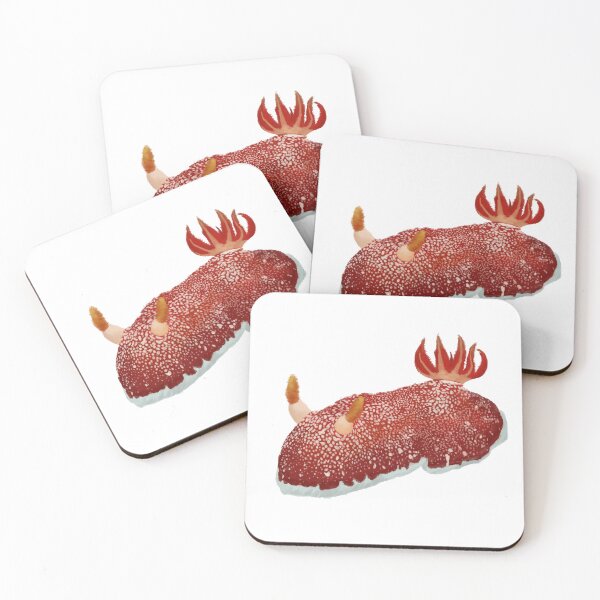 Item preview, Nudibranch - sea slug - Goniobranchus reticulata designed and sold by Poulpimousse.