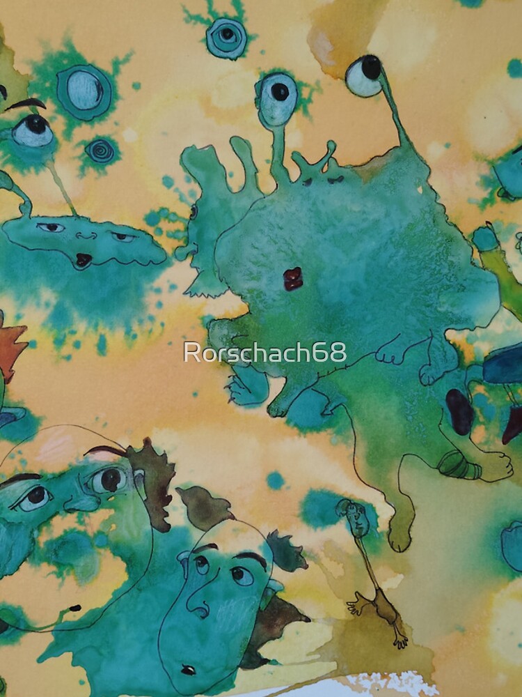 Thumbnail 4 of 4, iPhone Case, Creatures. designed and sold by Rorschach68.