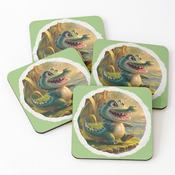 Item preview, A sweet alligator by the lake. designed and sold by McVrax.
